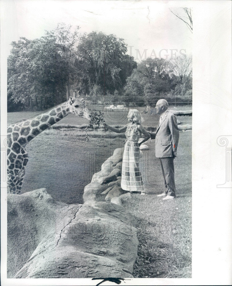 1975 Detroit, Michigan Mr/Mrs Lester Colbert Press Photo - Historic Images