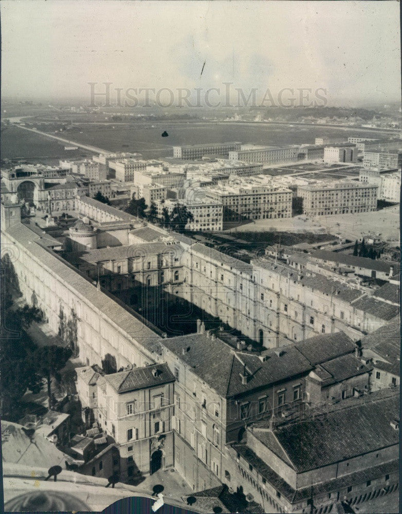 Undated Italy, Vatican City Aerial View Press Photo - Historic Images