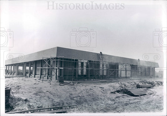 1967 Michigan, Macomb County Community College, Clinton Twp Press Photo - Historic Images