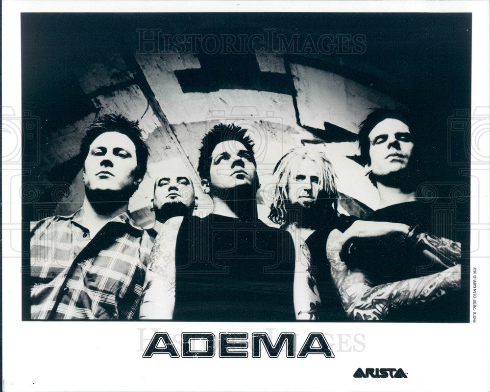 Undated American Rock Band Adema Press Photo - Historic Images