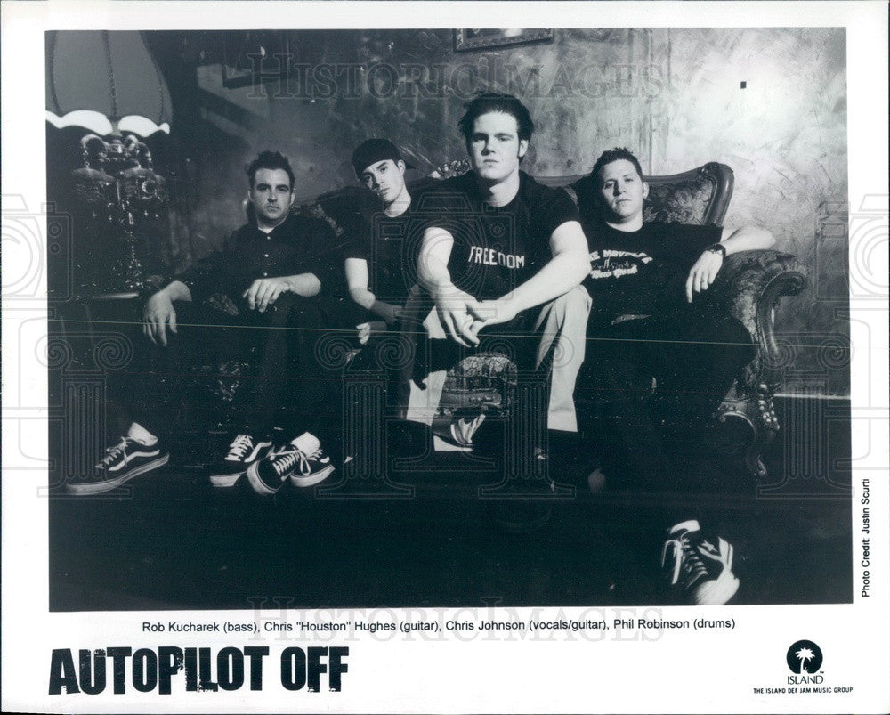 Undated American Punk Rock Band Autopilot Off Press Photo - Historic Images