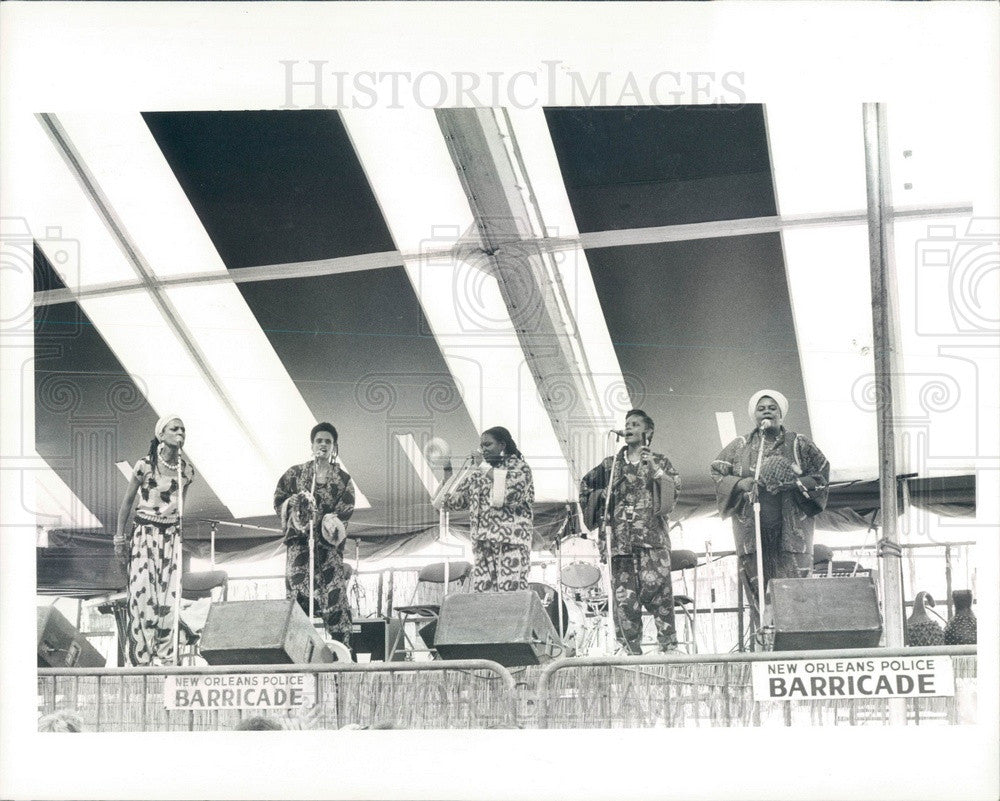 1987 Grammy Winning A Cappella Ensemble Sweet Honey in the Rock Press Photo - Historic Images