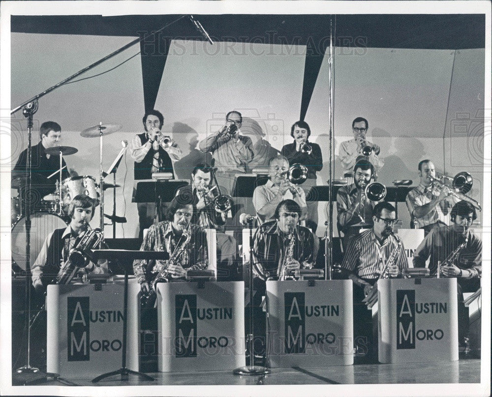 1973 Jazz Group The Austin Moro Band Press Photo - Historic Images