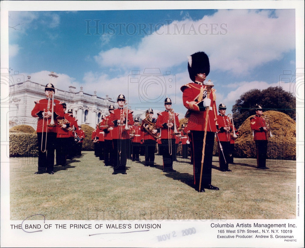 2000 The Band of the Prince of Wales&#39; Division Press Photo - Historic Images