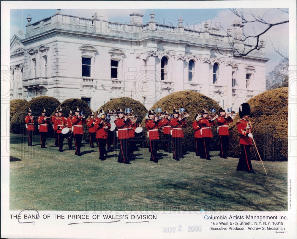 2000 The Band of the Prince of Wales' Division Press Photo - Historic Images