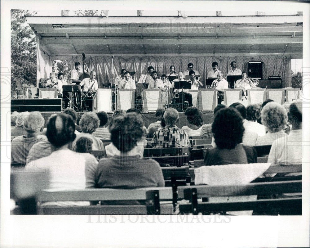 1983 Detroit Michigan The Downriver Big Band Press Photo - Historic Images