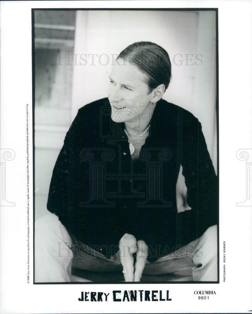 1998 American Singer/Guitarist Jerry Cantrell Press Photo - Historic Images