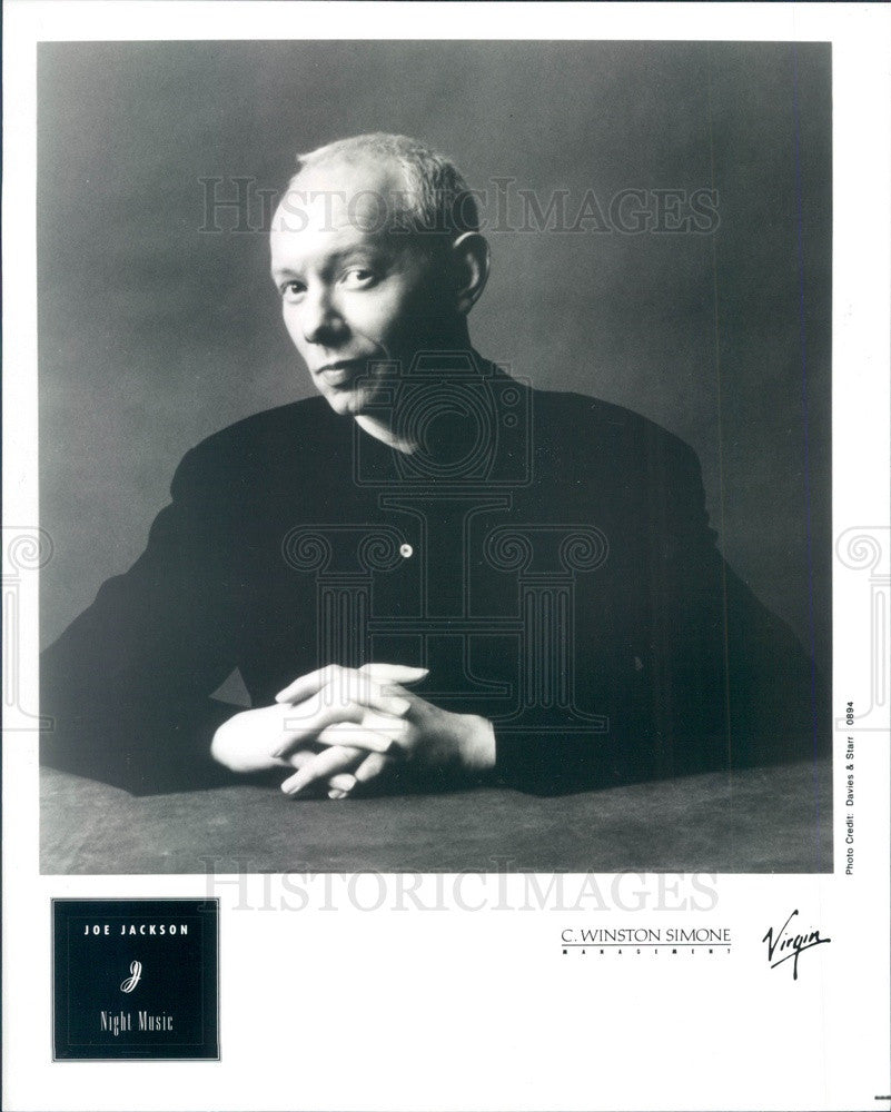 1994 English Punk/Pop/Jazz/Classical Musician/Singer Joe Jackson Press Photo - Historic Images