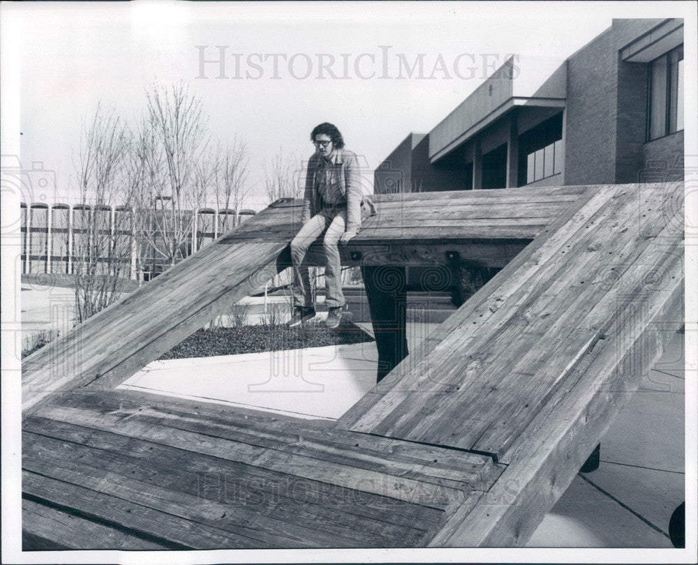 1977 Michigan, Macomb County Community College Art Show Press Photo - Historic Images