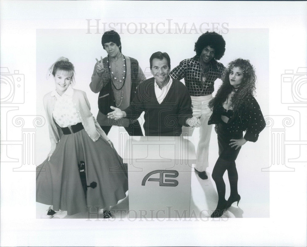 1996 American Bandstand Host Dick Clark Press Photo - Historic Images