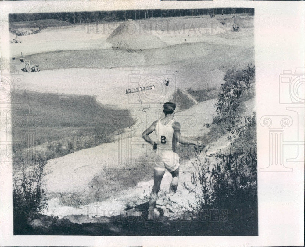 1959 Chicago, IL Pan American Games Pentathlon, Luis Gallo of Chile Press Photo - Historic Images