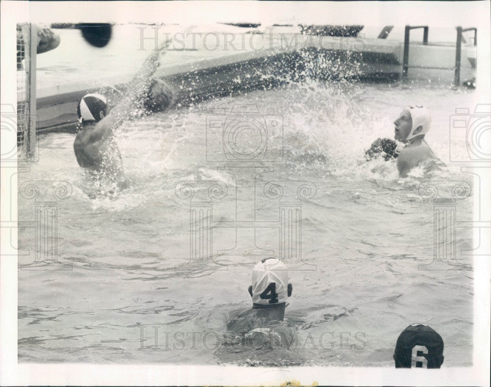 1959 Chicago, IL Pan American Games Water Polo Press Photo - Historic Images