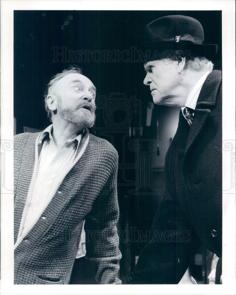 1992 Actors Jerome Kilty &amp; Tony Mockus Sr in The Gigli Concert Press Photo - Historic Images