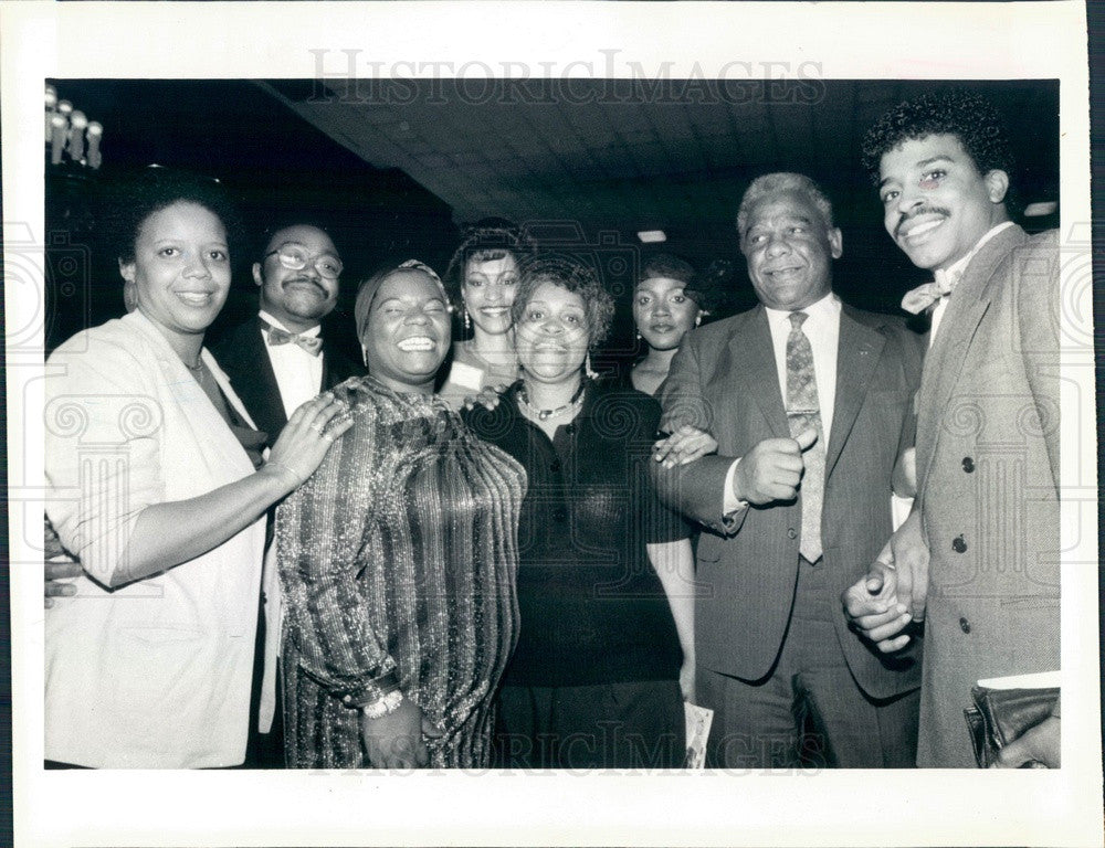 1985 Actors Colette, Eddie Richardson, Katherine Davis, Rhonda Ward Press Photo - Historic Images