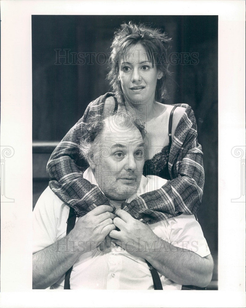 1988 Actors Robert Breuler &amp; Laurie Metcalf in Killers Press Photo - Historic Images