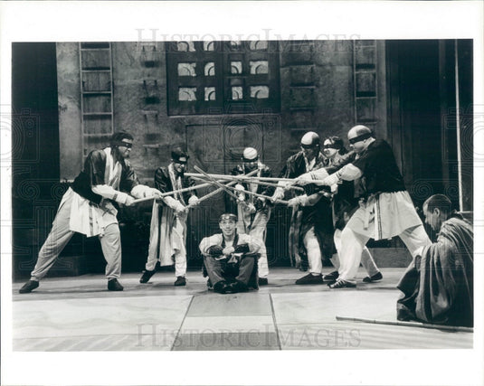 1995 Actors Bruce Norris & Douglas Hara in Journey to the West Press Photo - Historic Images
