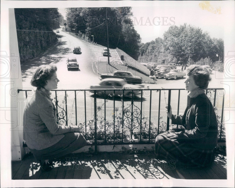 1953 Clarksburg, Massachusetts Mohawk Trail Hairpin Turn Press Photo - Historic Images