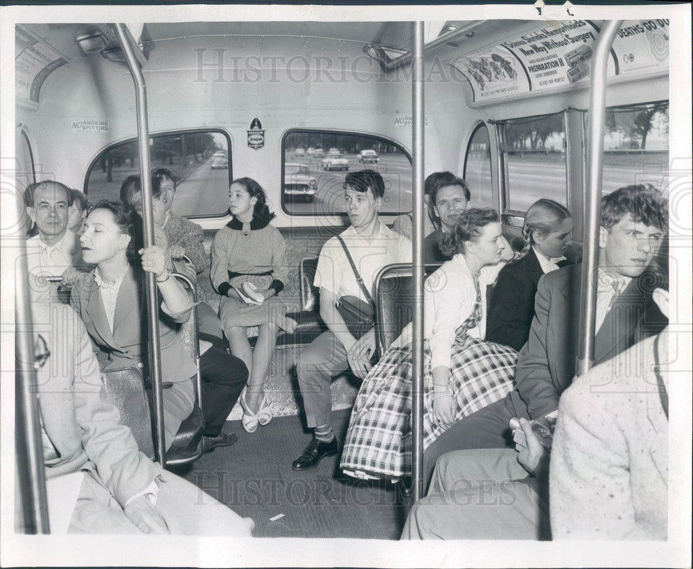 1958 Moiseyev Dance Company of Russia in Chicago, Illinois Press Photo - Historic Images