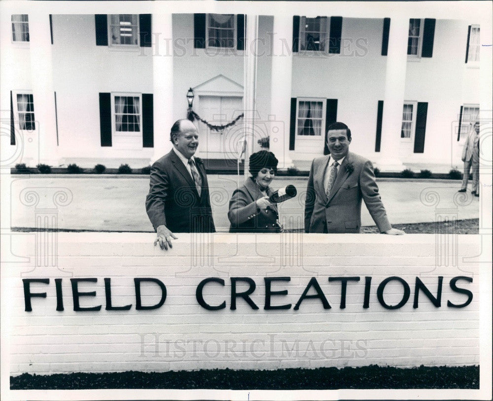 1971 Marietta, Georgia Field Creations Cosmetics Co Christening Press Photo - Historic Images