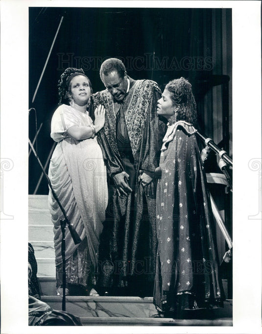 1990 Chicago, Illinois Actress Pat Bowie Press Photo - Historic Images