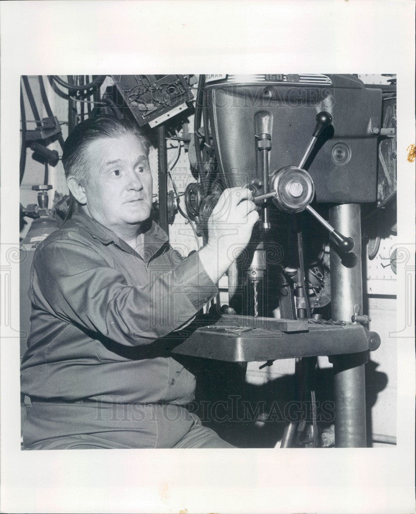 1969 Blind Worker of the Year Albert Beasley Press Photo - Historic Images