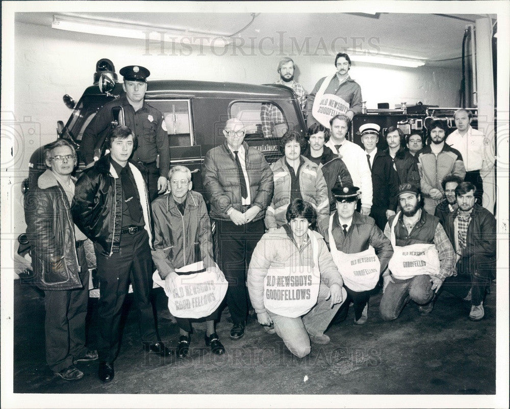 1979 Detroit, Michigan Clawson Old Newsboys Goodfellows Press Photo - Historic Images