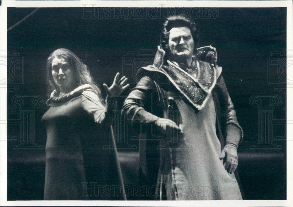 1979 Chicago, Illinois Lyric Opera Tristan and Isolde Scene Press Photo - Historic Images