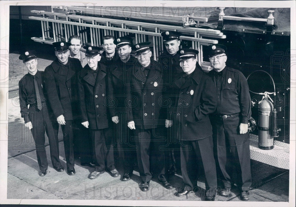 1959 Clawson, Michigan Old Newsboys Goodfellows Press Photo - Historic Images