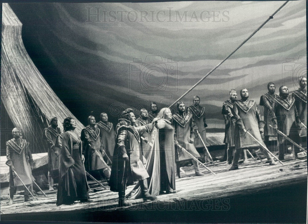 1979 Chicago, Illinois Lyric Opera Tristan and Isolde Scene Press Photo - Historic Images