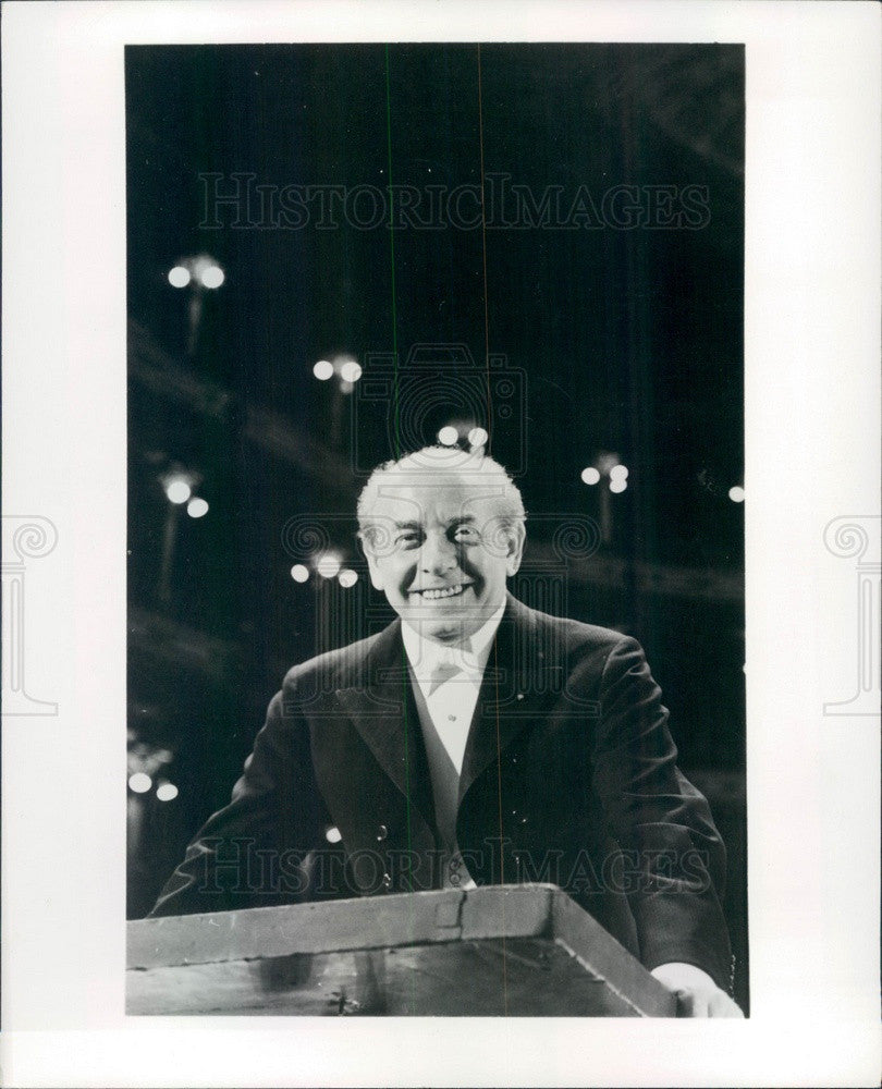 Undated Philadelphia Orchestra Conductor Eugene Ormandy Press Photo - Historic Images