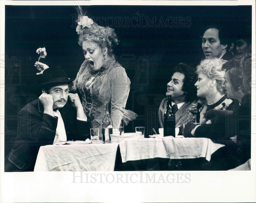 1986 Chicago, Illinois Lyric Opera La Boheme, Alessandro Corbelli Press Photo - Historic Images