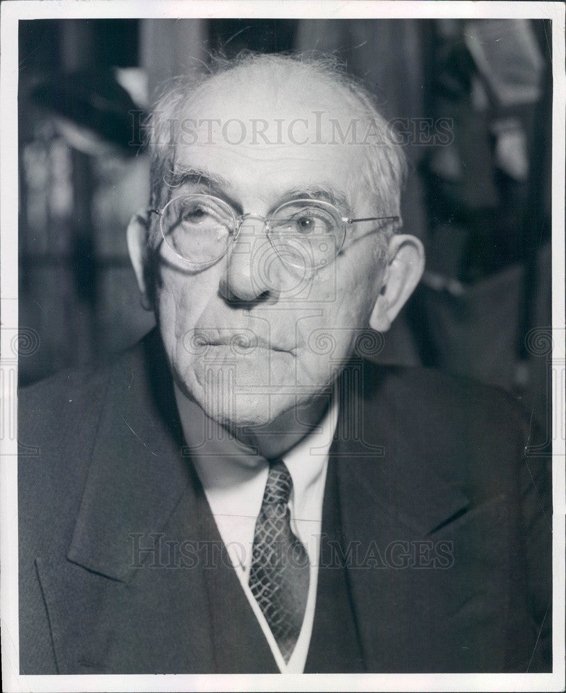 1939 Michigan Governor Chase Osborn Press Photo - Historic Images