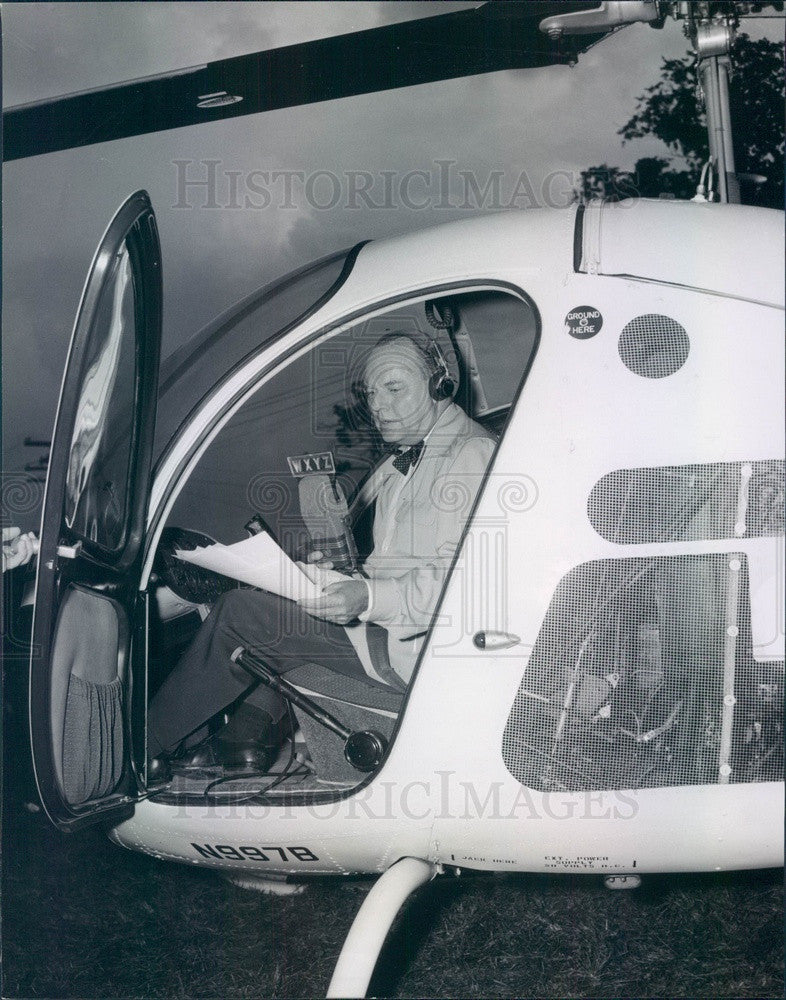 1956 Detroit, Michigan Newscaster Dick Osgood Press Photo - Historic Images