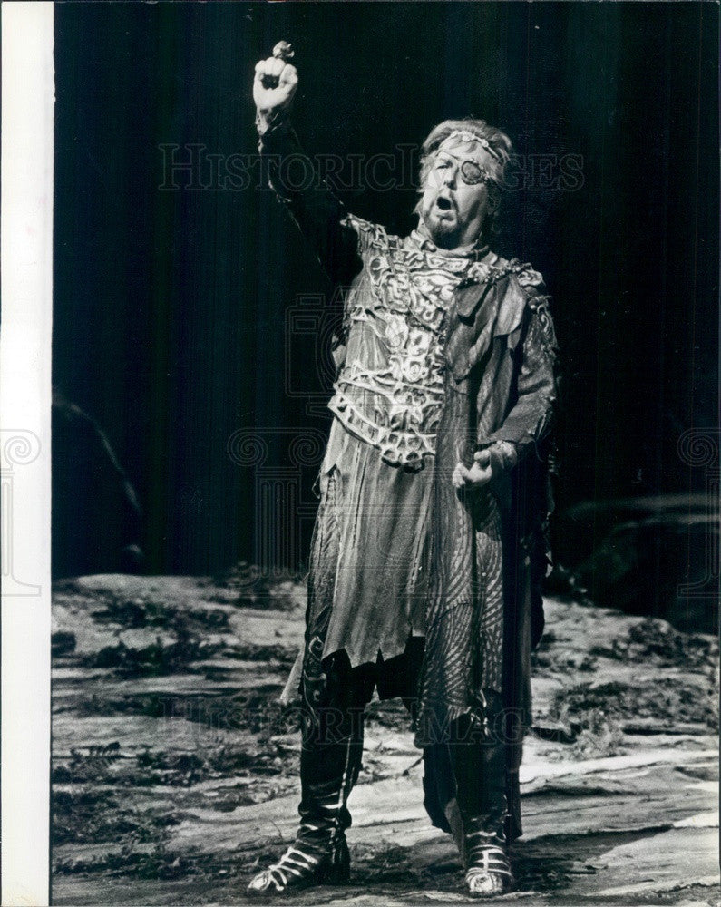 1990 New York City Metropolitan Opera James Morris in Das Rheingold Press Photo - Historic Images