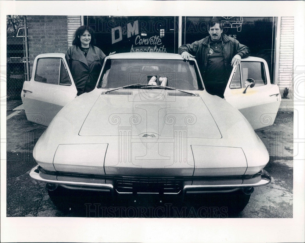 1989 Chicago, Illinois D&amp;M Corvette Specialists Ltd Owners Press Photo - Historic Images