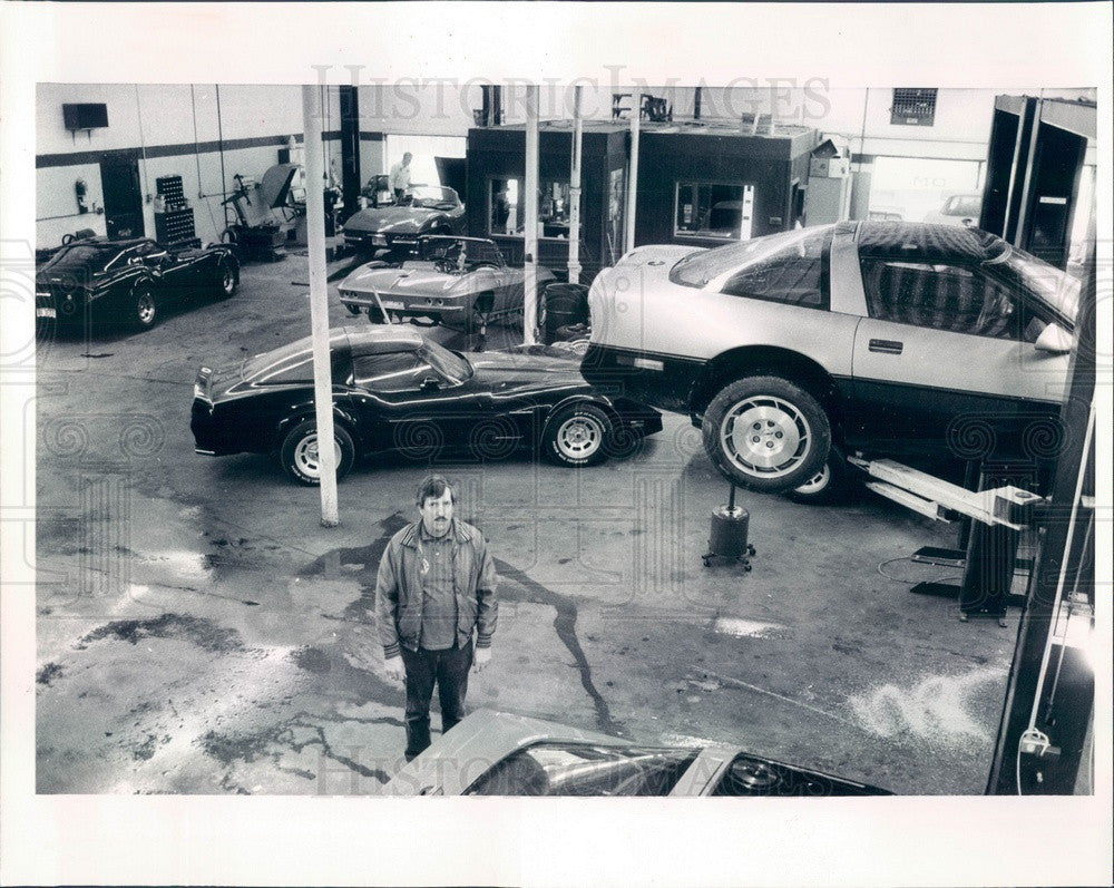 1989 Chicago, Illinois D&amp;M Corvette Specialists Ltd Owner Dave Glass Press Photo - Historic Images