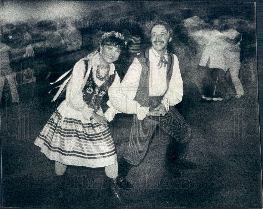 1977 Chicago, Illinois National Polka Contest Press Photo - Historic Images