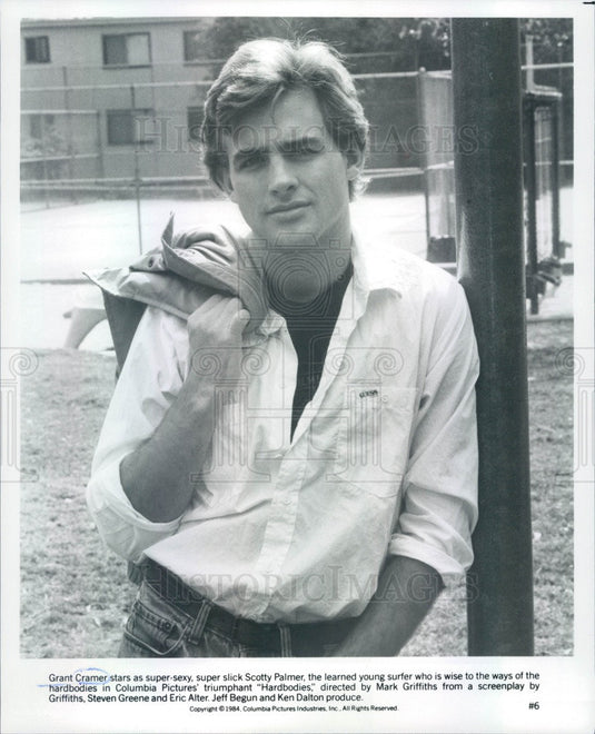 1984 American Hollywood Actor Grant Cramer Press Photo - Historic Images