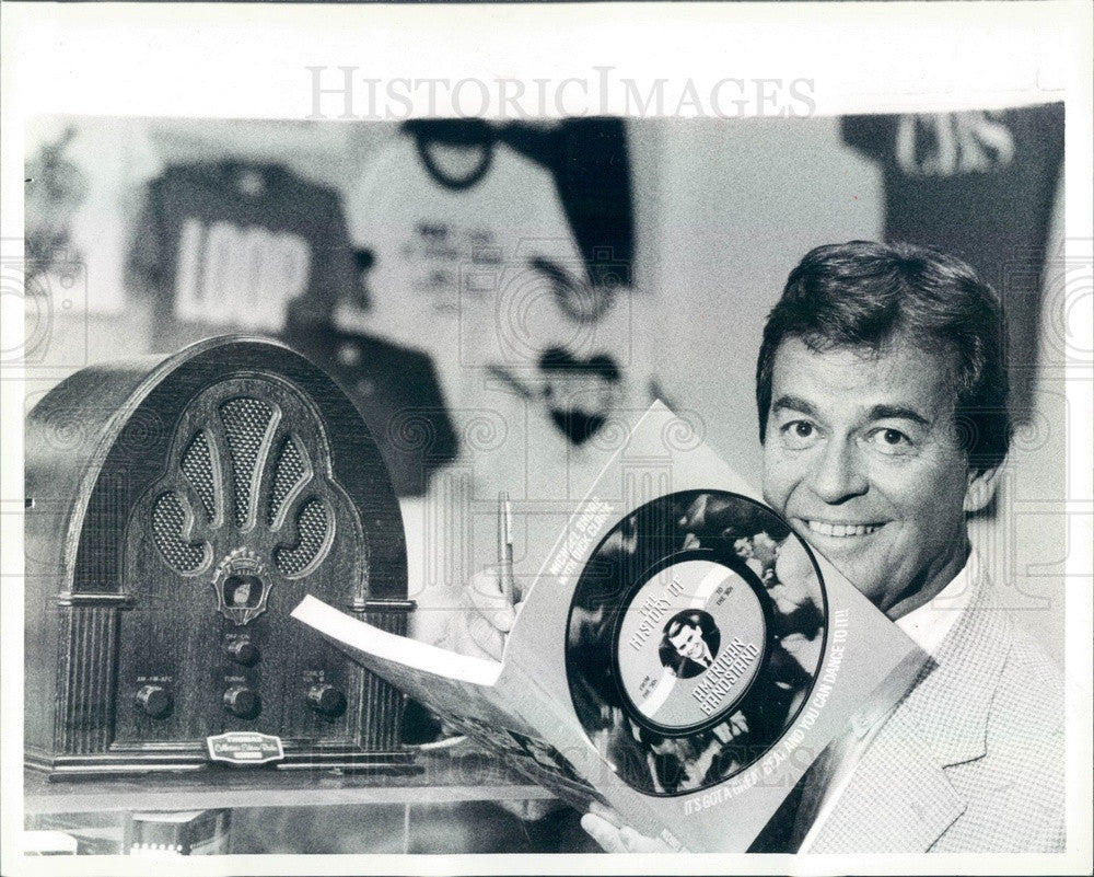 1987 Game Show Host/TV Personality/New Year's Eve Host Dick Clark Press Photo - Historic Images