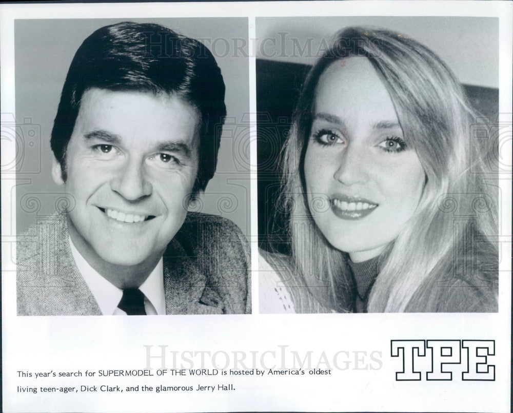 1987 Game Show Host/TV Personality/New Year&#39;s Eve Host Dick Clark Press Photo - Historic Images