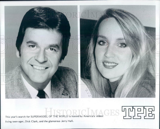 1987 Game Show Host/TV Personality/New Year's Eve Host Dick Clark Press Photo - Historic Images