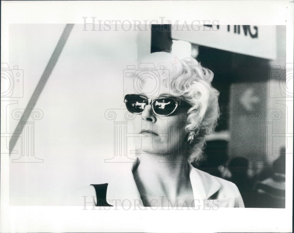 Undated American Hollywood Actress Anjelica huston Press Photo - Historic Images