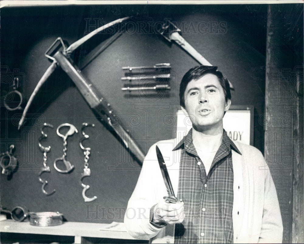 1978 English Actor Brian Bedford in Deathtrap Press Photo - Historic Images