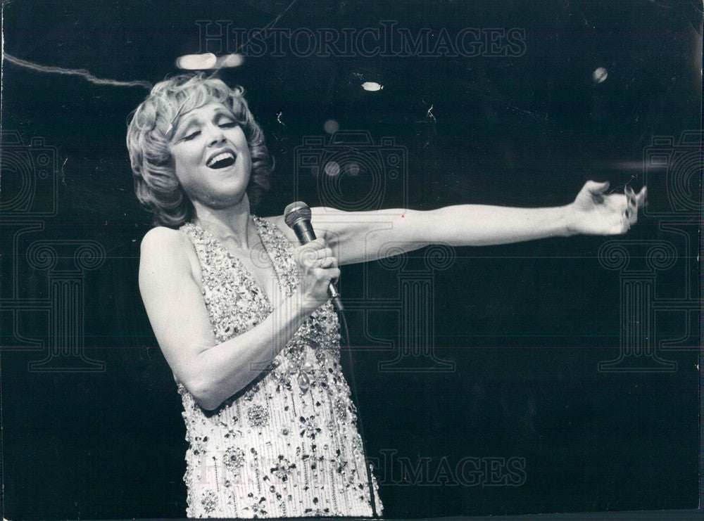 1973 American Singer Edie Adams Press Photo - Historic Images