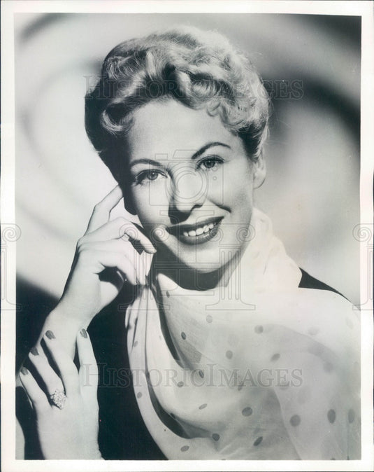 1960 American Hollywood Actress Andrea King Press Photo - Historic Images