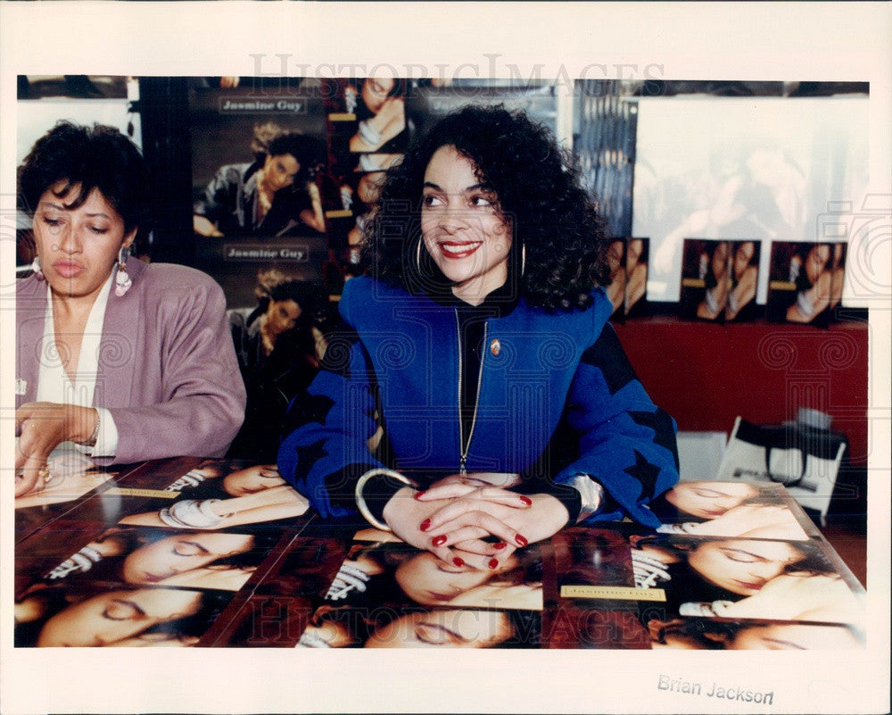 1990 American Hollywood Actress/Singer/Dancer Jasmine Guy Press Photo - Historic Images