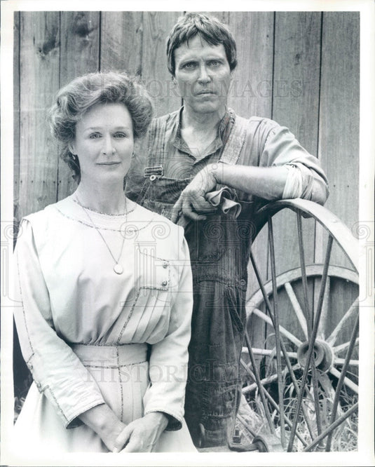 1991 American Hollywood Actors Glenn Close/Christopher Walken Press Photo - Historic Images