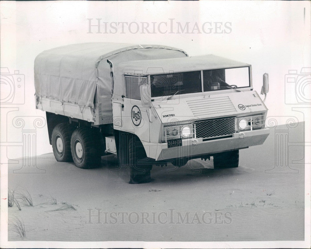 1968 US Steel Corp XM761 Desert Cruiser Truck Press Photo - Historic Images