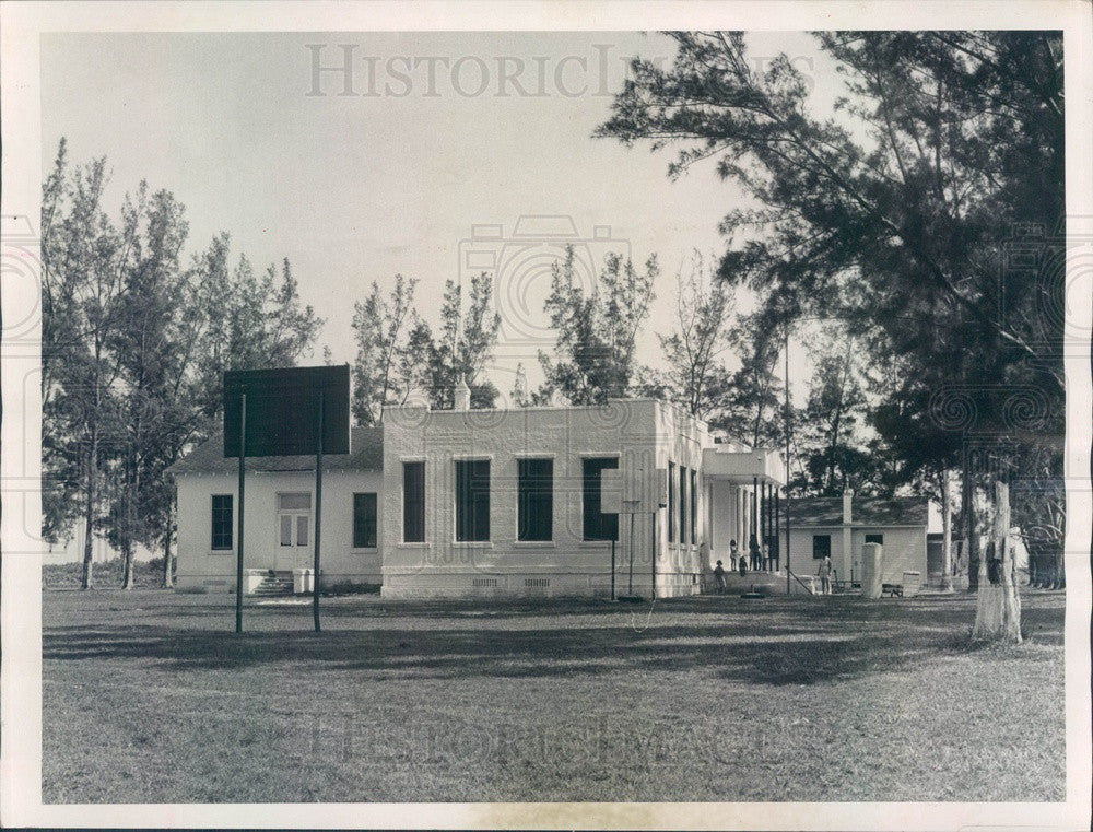 1961 Manatee County, Florida Cortez Elementary School Press Photo - Historic Images