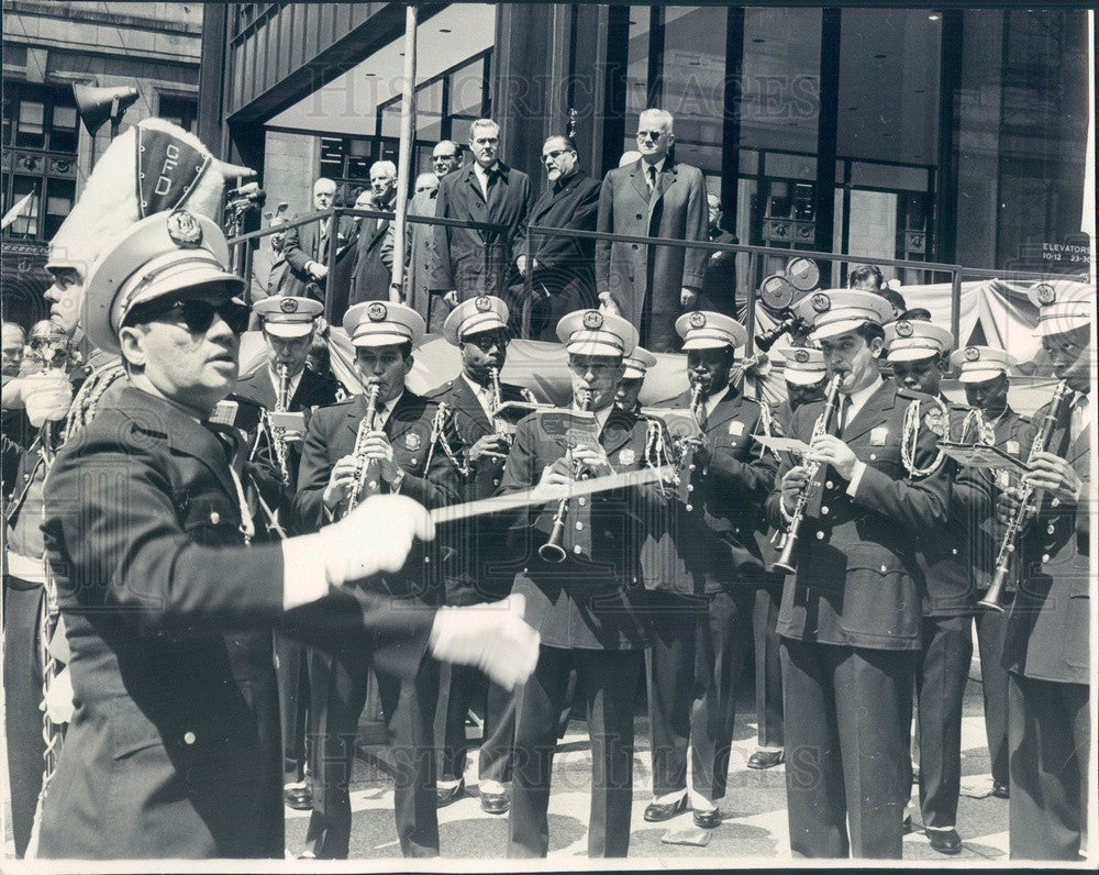 1966 Chicago, Illinois Civic Center Dedication with Lt Gov Shapiro Press Photo - Historic Images